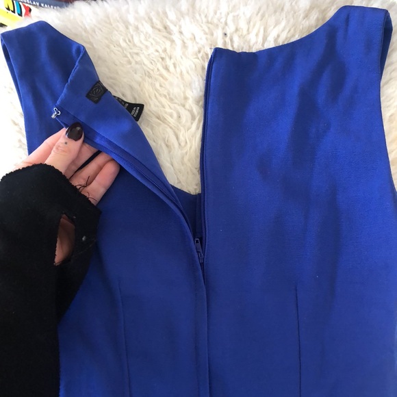 Navy/Royal blue H&M fitted dress - Picture 13 of 16